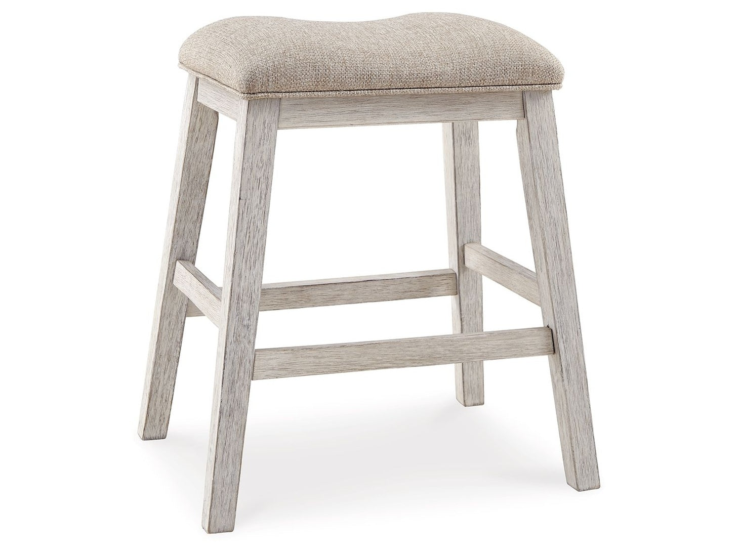 Skempton - Upholstered Stool (Set of 2) - White