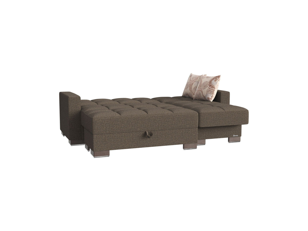 Ottomanson Armada - Upholstered Convertible Chaise Lounge With Storage - Polyester