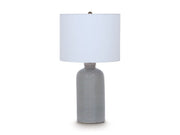 Wimlow - Ceramic Table Lamp - Gray Blue