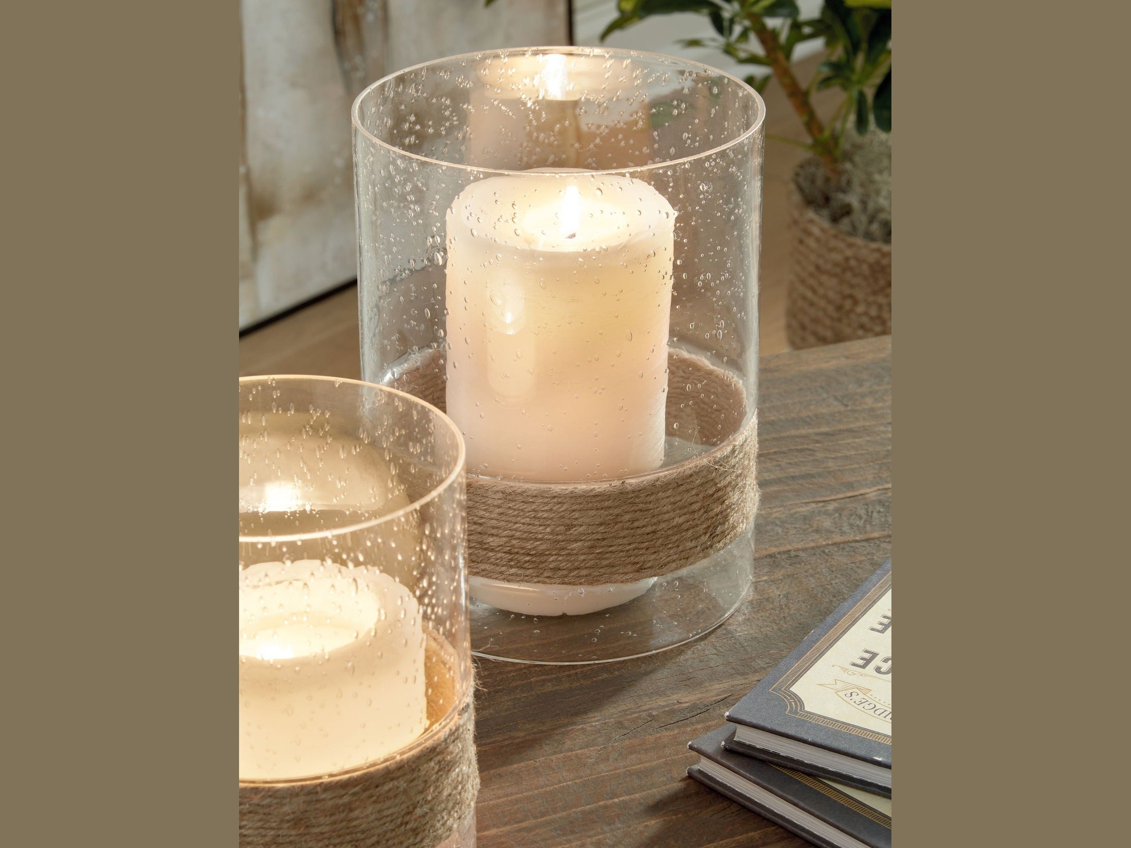 Eudocia - Candle Holder Set (Set of 2) - Clear