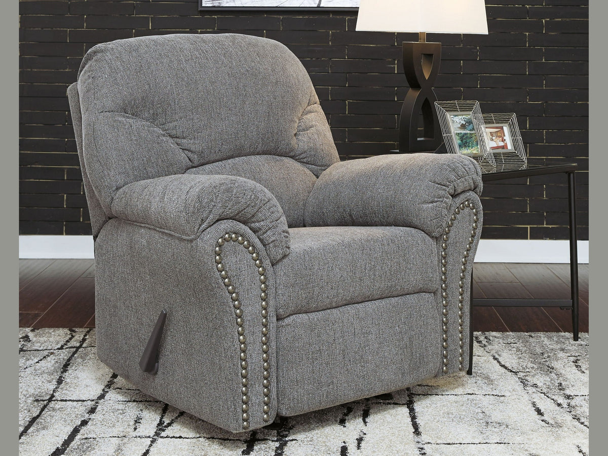 Allmaxx - Rocker Recliner - Pewter