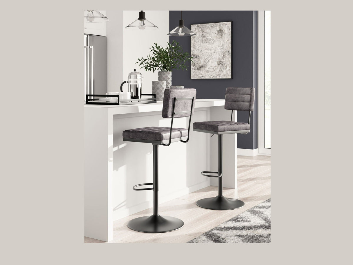 Strumford - Tall Swivel Barstool (Set of 2)