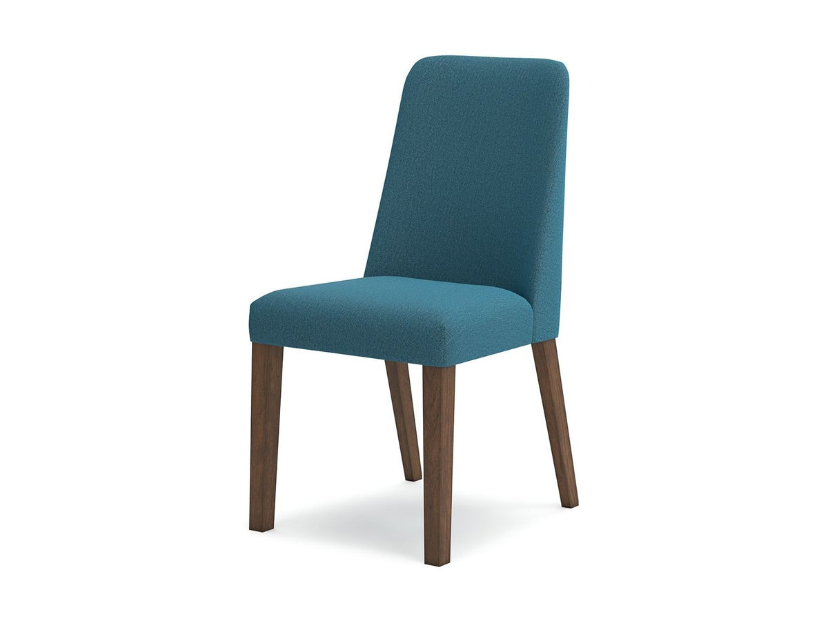 Lyncott - Dining Uph Side Chair (Set of 2) - Blue / Brown