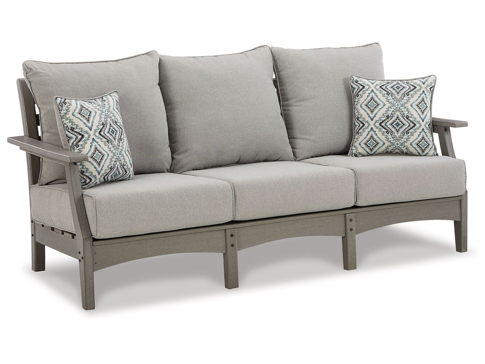 Visola - Sofa with Cushion - Gray