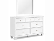 Fortman - Dresser And Mirror - White