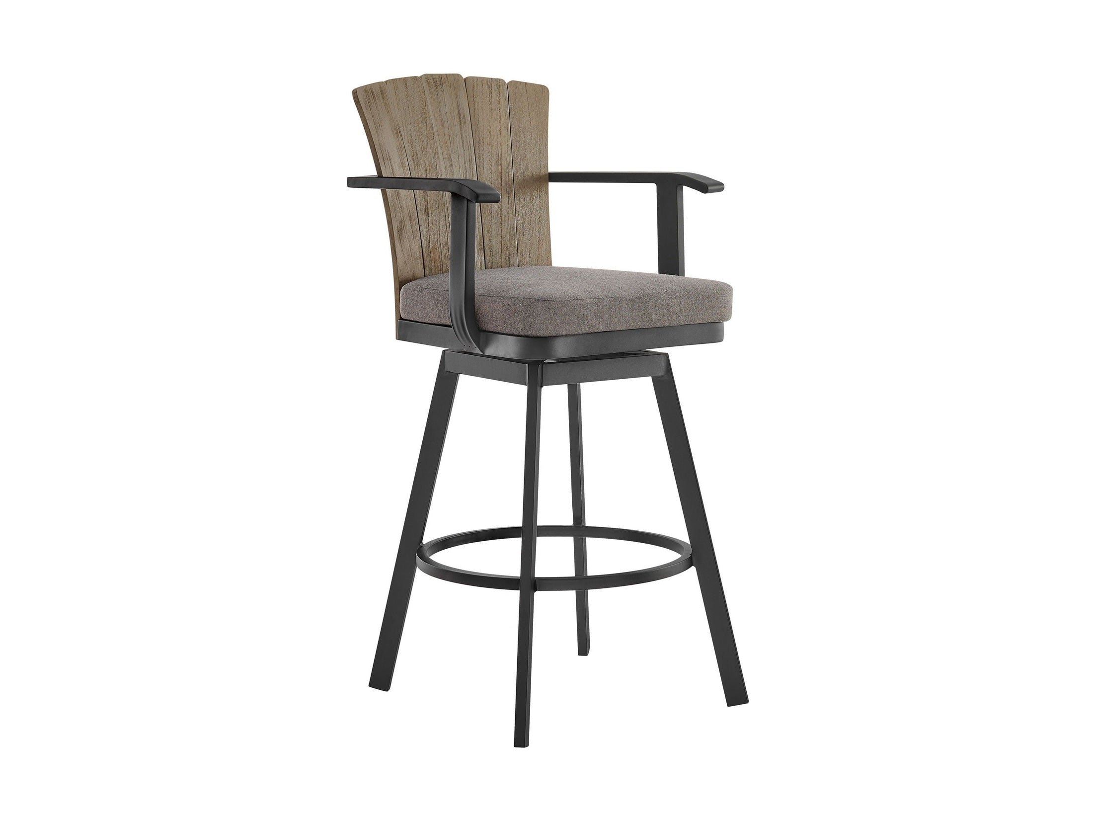 Hazel - Outdoor Patio Swivel Bar Stool