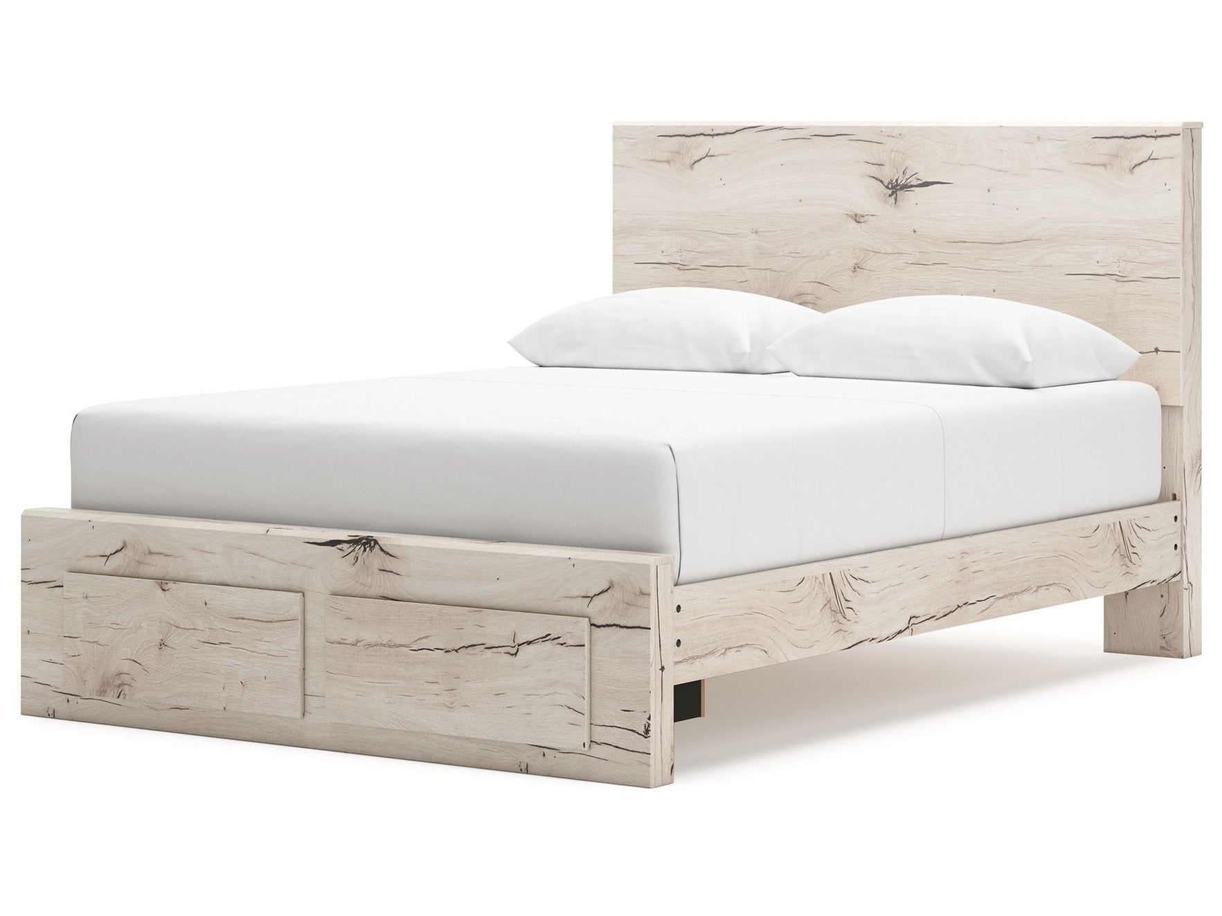 Lawroy - Panel Bed With Storage