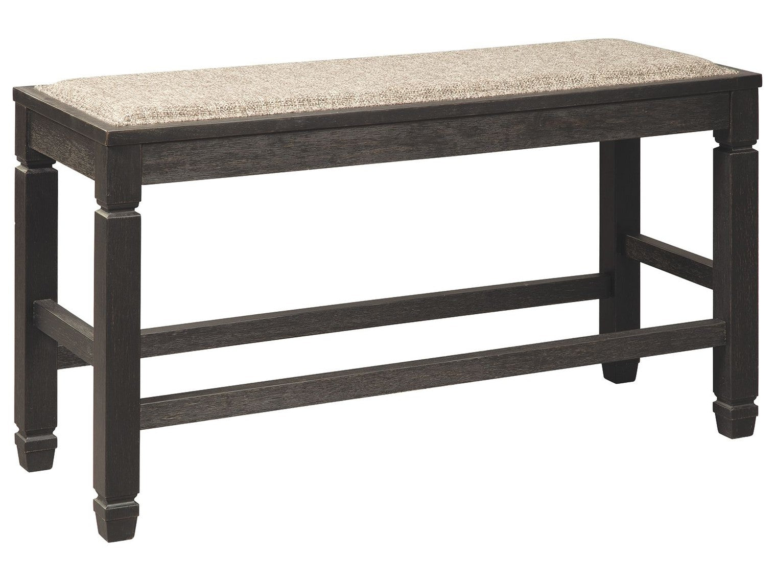 Tyler Creek - DBL Counter UPH Bench  - Antique Black