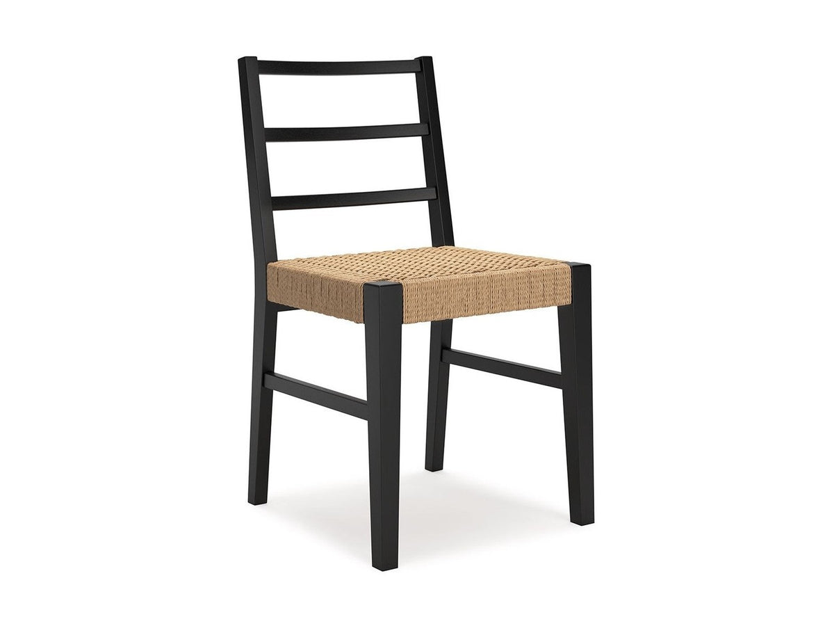 Isanti - Dining Room Side Chair (Set of 2) - Light Brown / Black