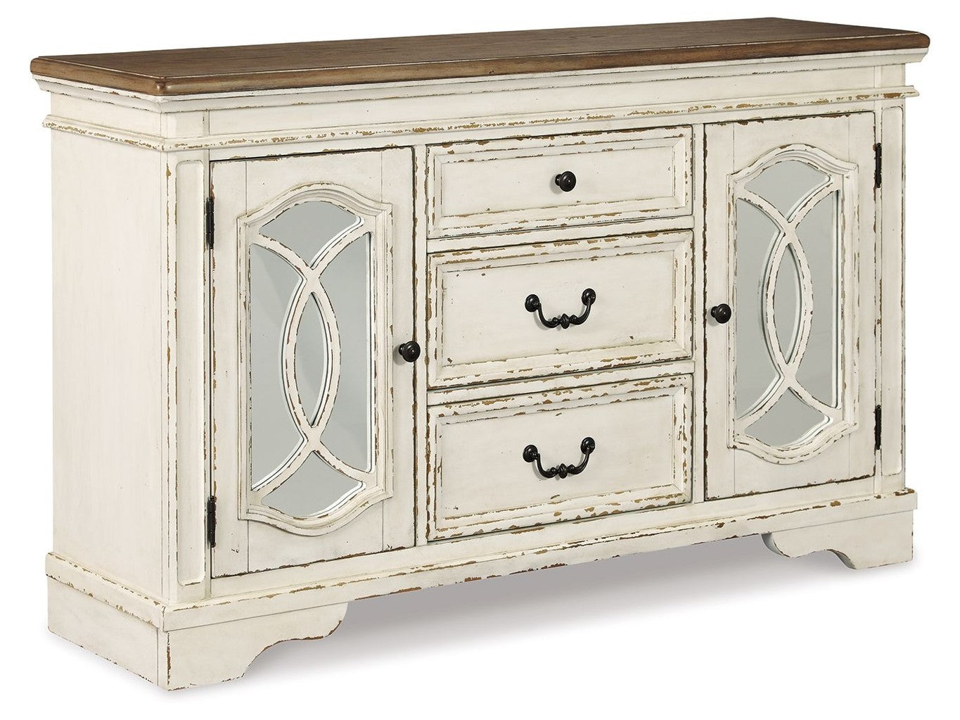 Realyn - Dining Room Server - Chipped White