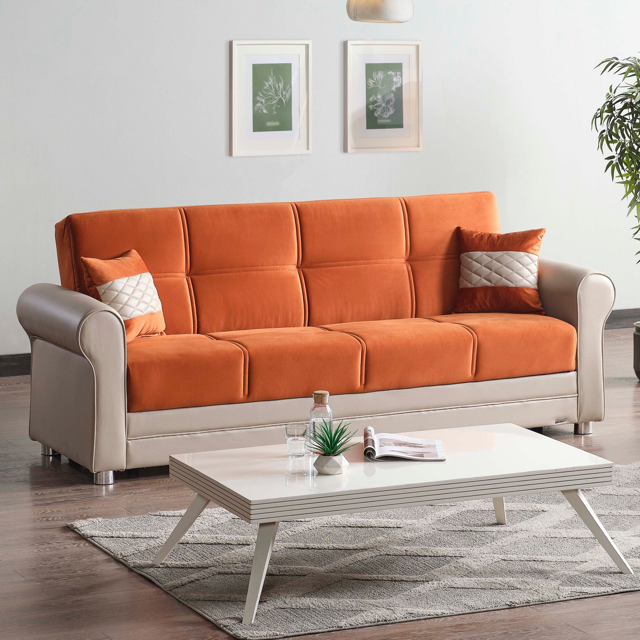 Ottomanson Avalon - Upholstered Convertible Sofabed With Storage