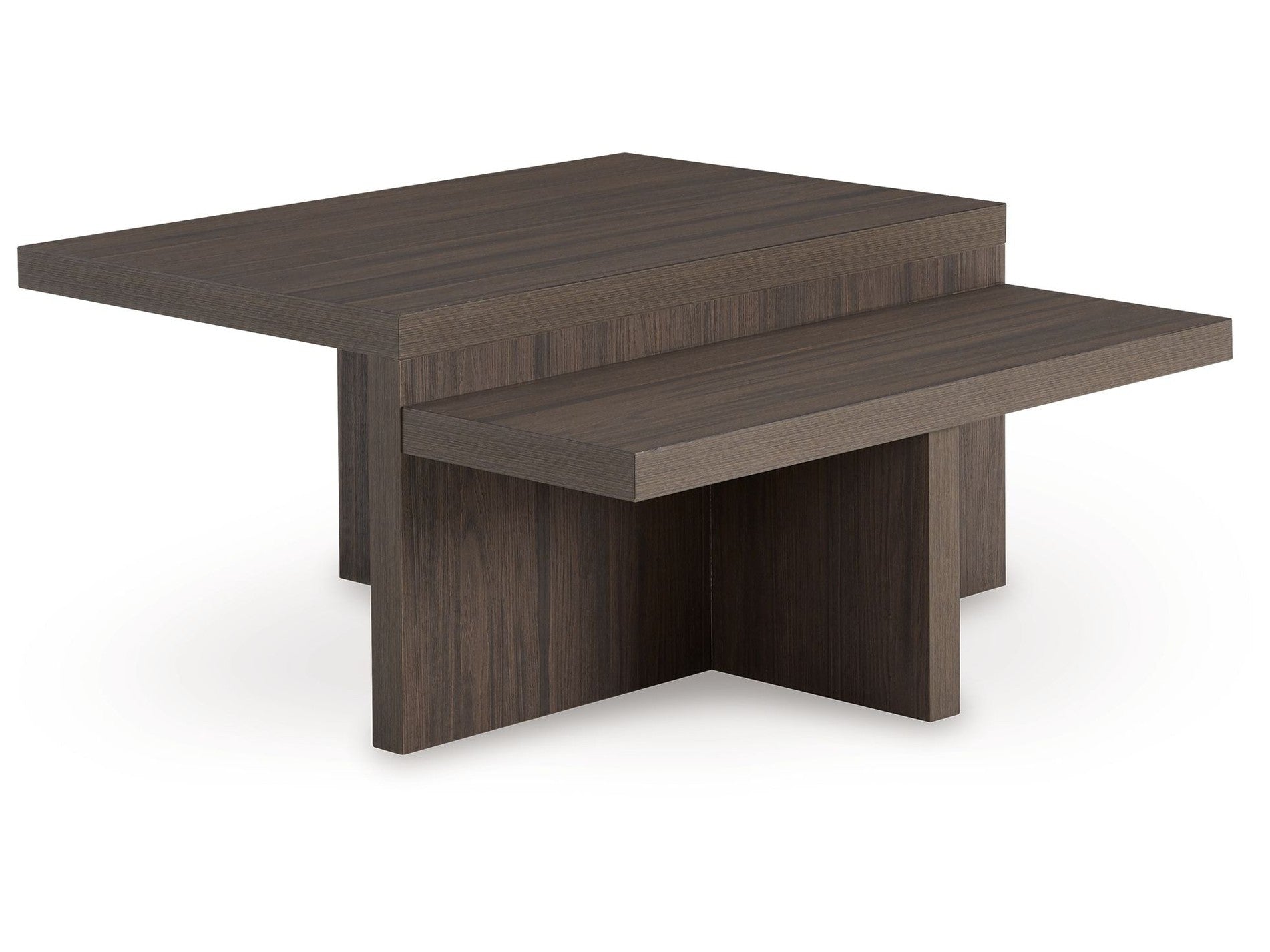 Zendex - Occasional Table Set (Set of 2) - Brown