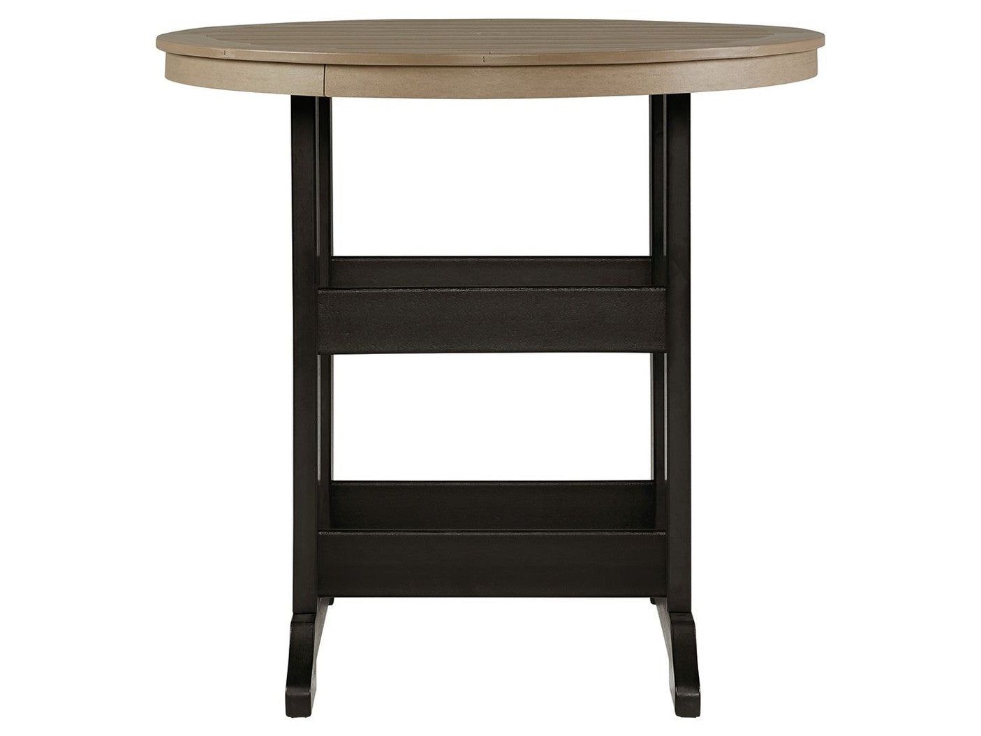 Fairen Trail - 5 Pc. - Dining Set with 4 Chairs - Black / Driftwood