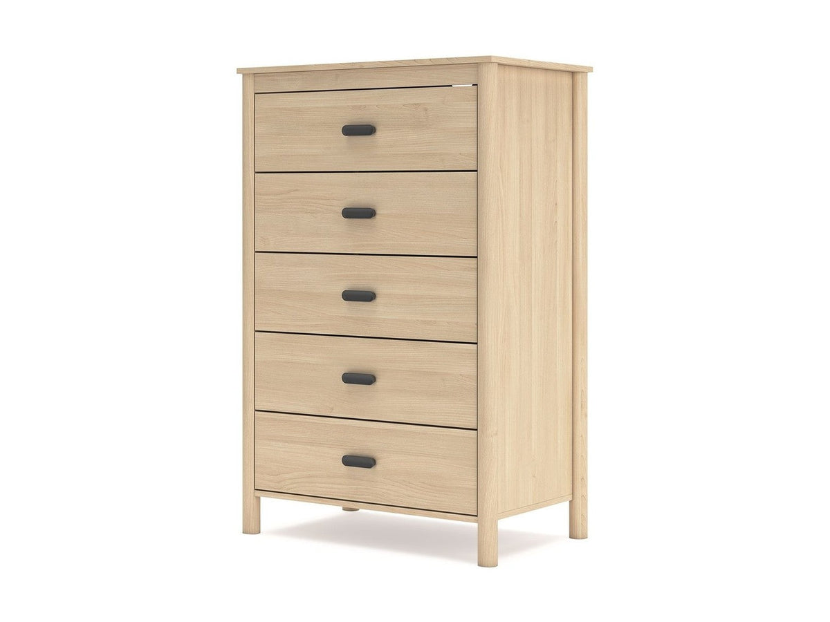 Cabinella - Five Drawer Chest - Tan