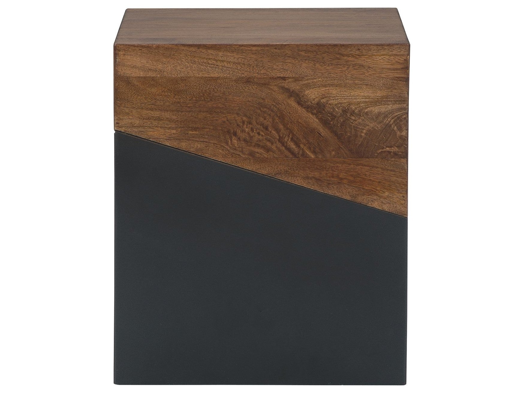 Trailbend - Accent Table - Brown / Gunmetal