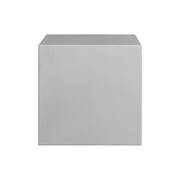 Minerra - Indoor Outdoor Side Table - White Concrete Finish