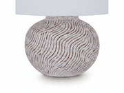 Vien - Terracotta Table Lamp - Distressed White