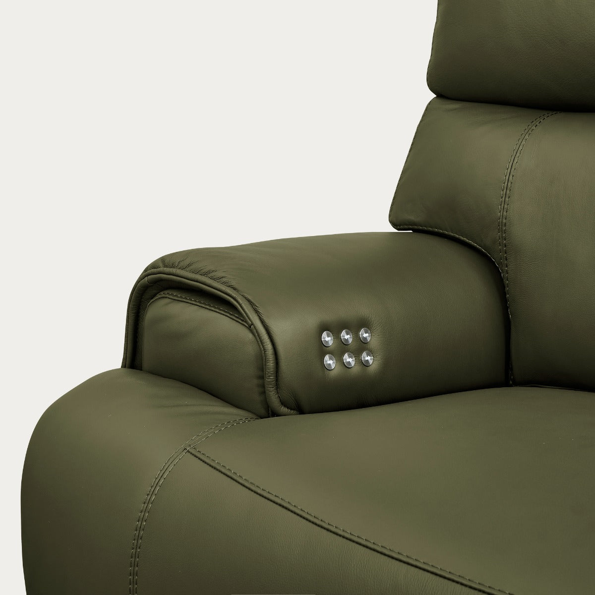 Baron Leather Sofa with Recliners