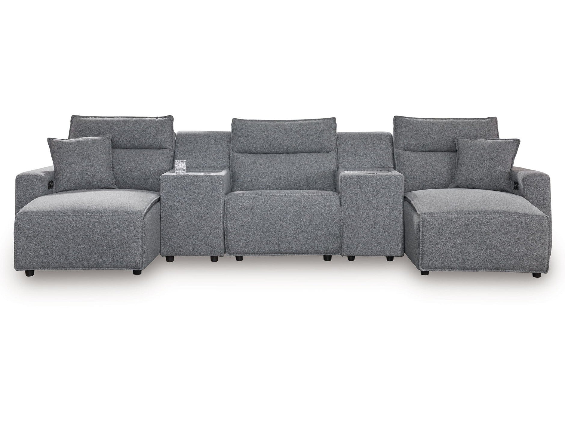 Modmax II - Reclining Sectional - Salt And Pepper
