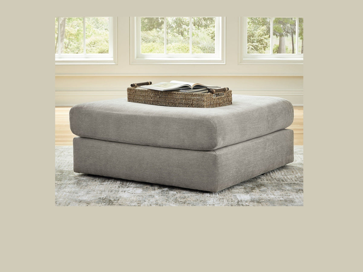 Avaliyah - Oversized Accent Ottoman - Ash