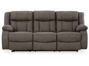 First Base - Reclining Sofa - Gunmetal