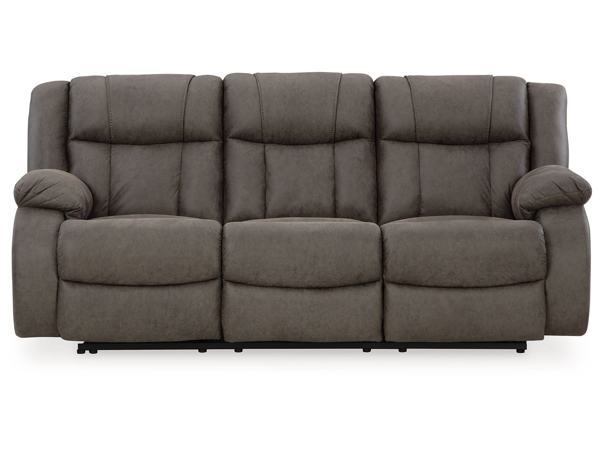 First Base - Reclining Sofa - Gunmetal