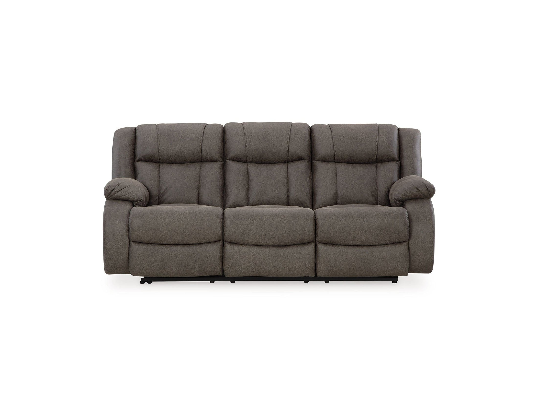 First Base - Reclining Sofa - Gunmetal