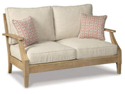 Clare View - Loveseat w/Cushion - Beige