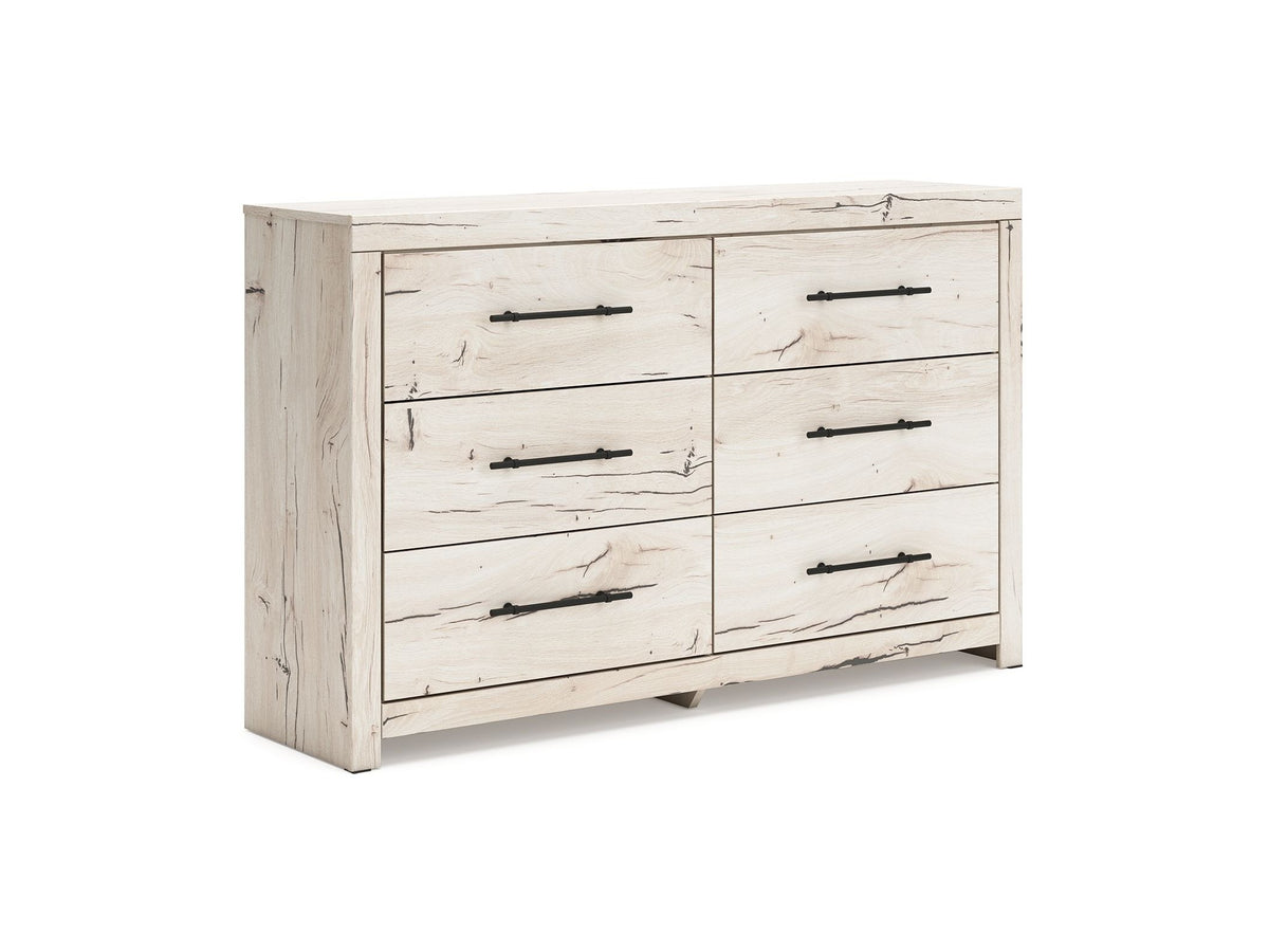 Lawroy - Six Drawer Dresser - Light Natural