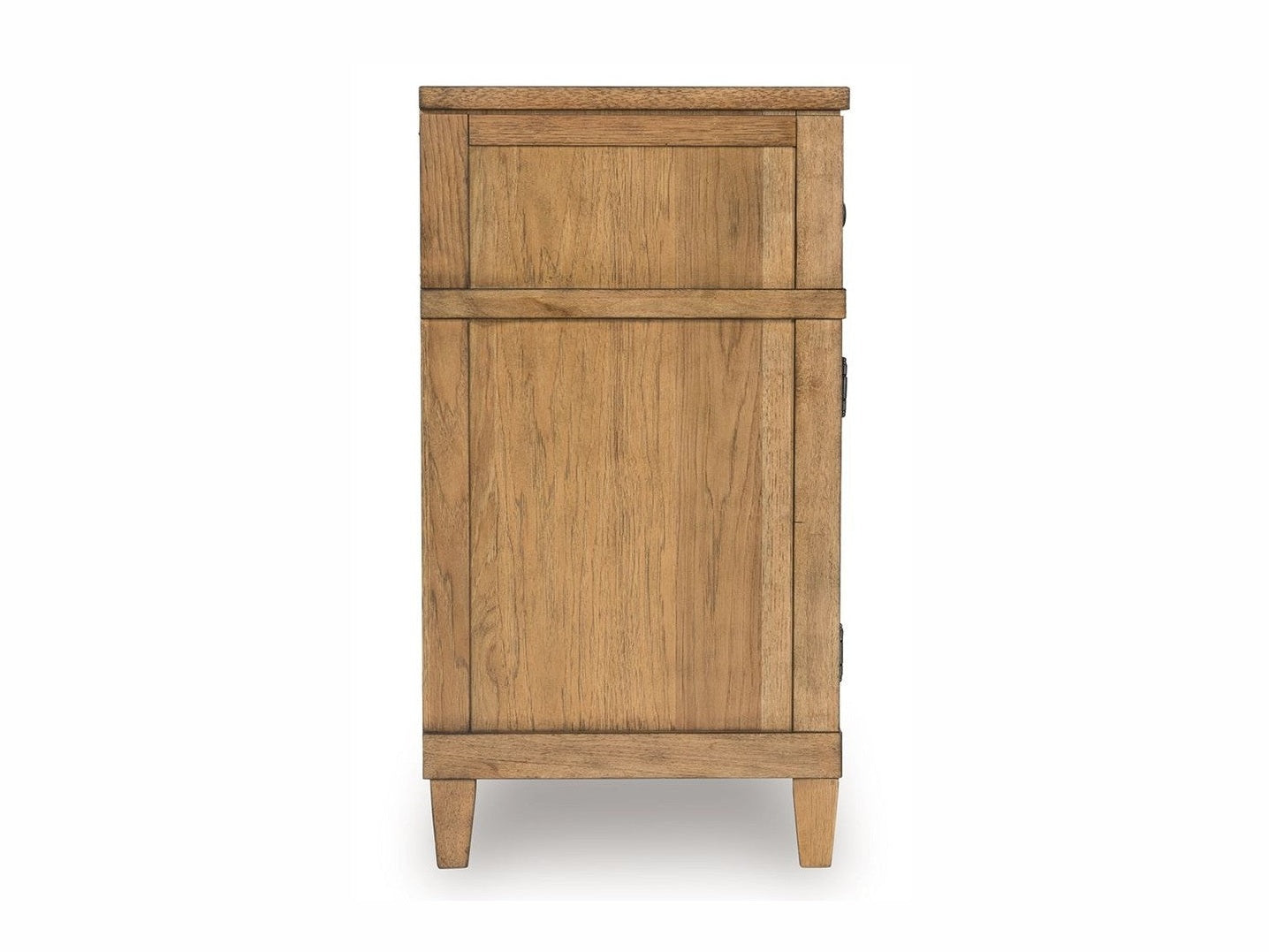 Sharlance - XL TV Stand With Fireplace Option - Light Brown