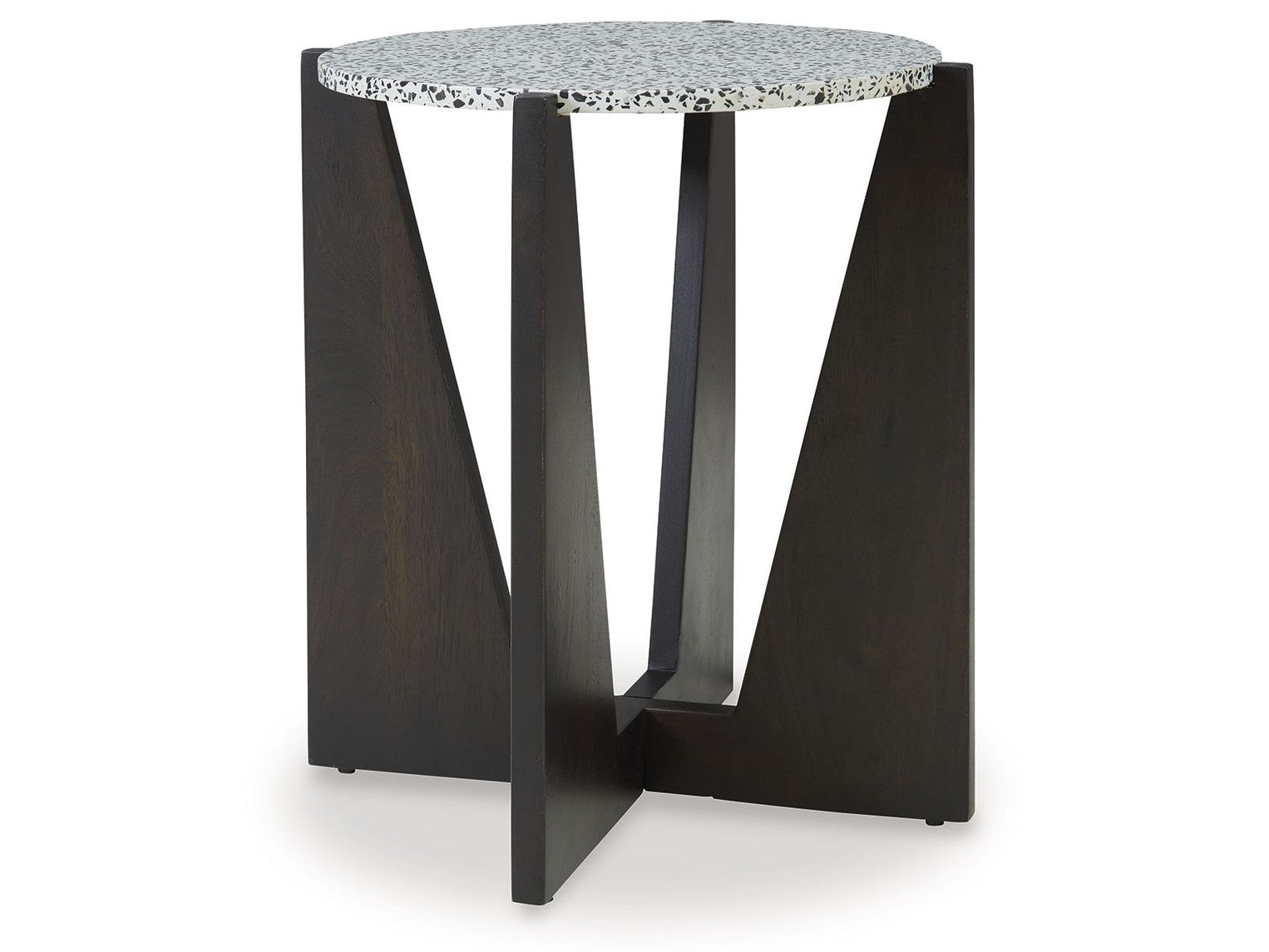 Tellrich - Accent Table - Black / White