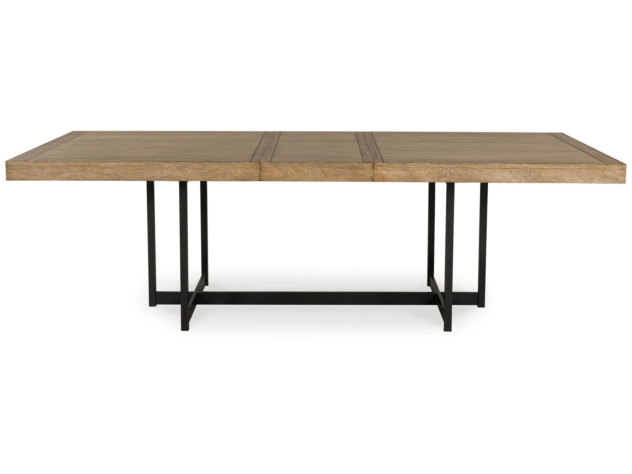 Tomtyn - Rectangular Dining Room Extension Table - Light Brown