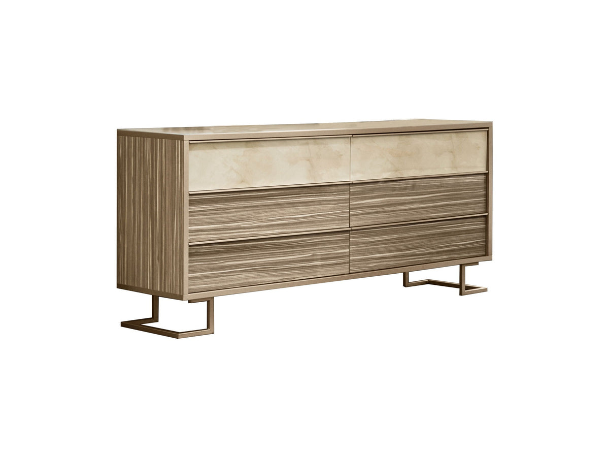 Luce - Double Dresser - Light Beige / Light Brown