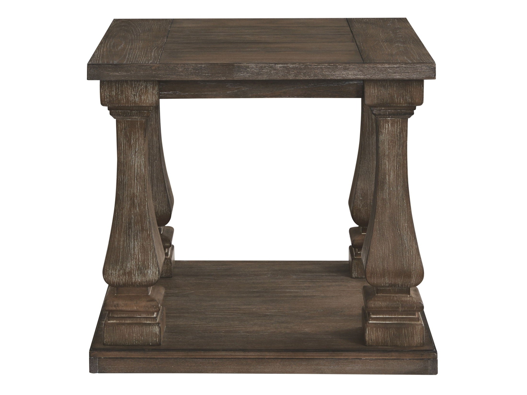 Johnelle - Rectangular End Table - Gray
