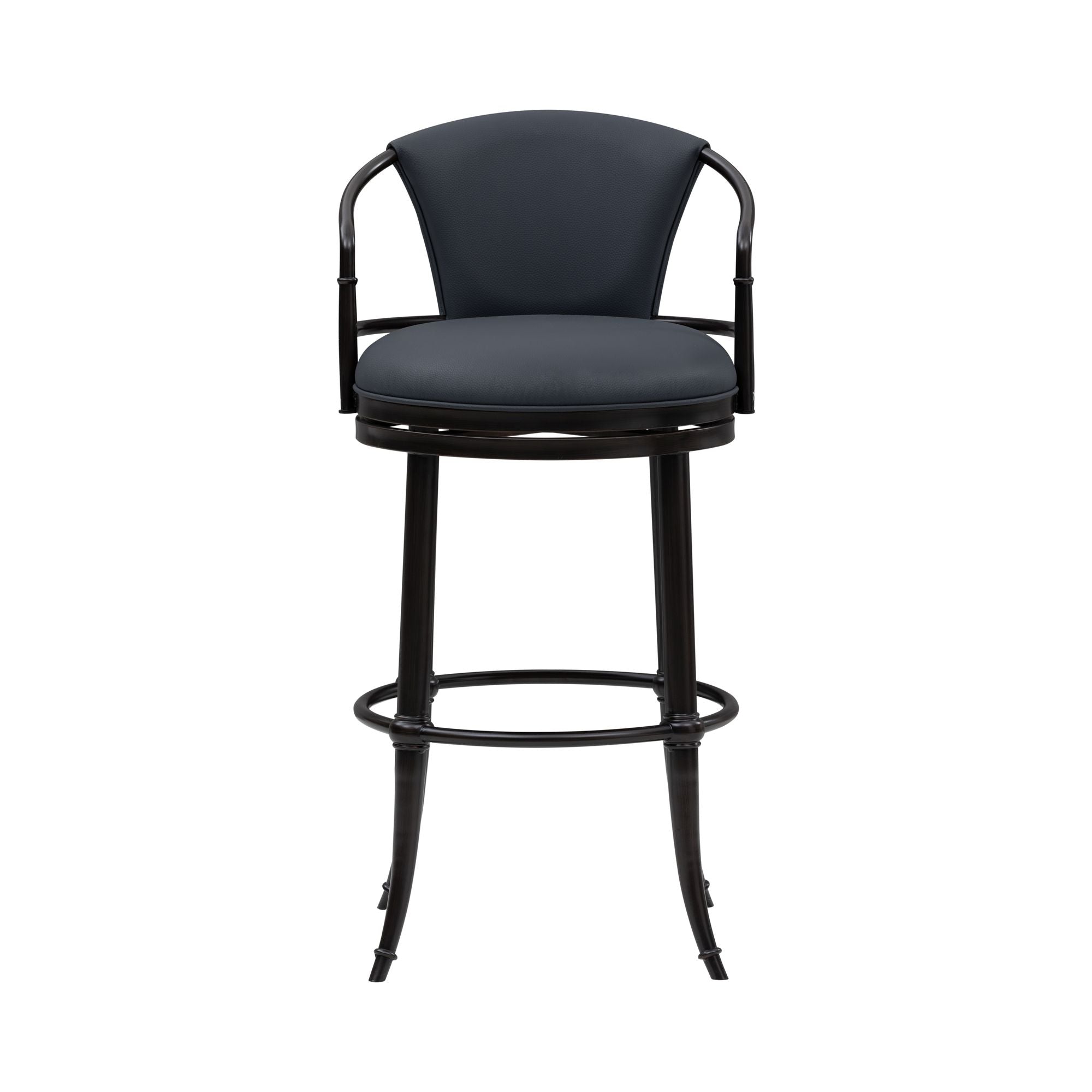 Otis - Upholstered Swivel Bar Height Barstool