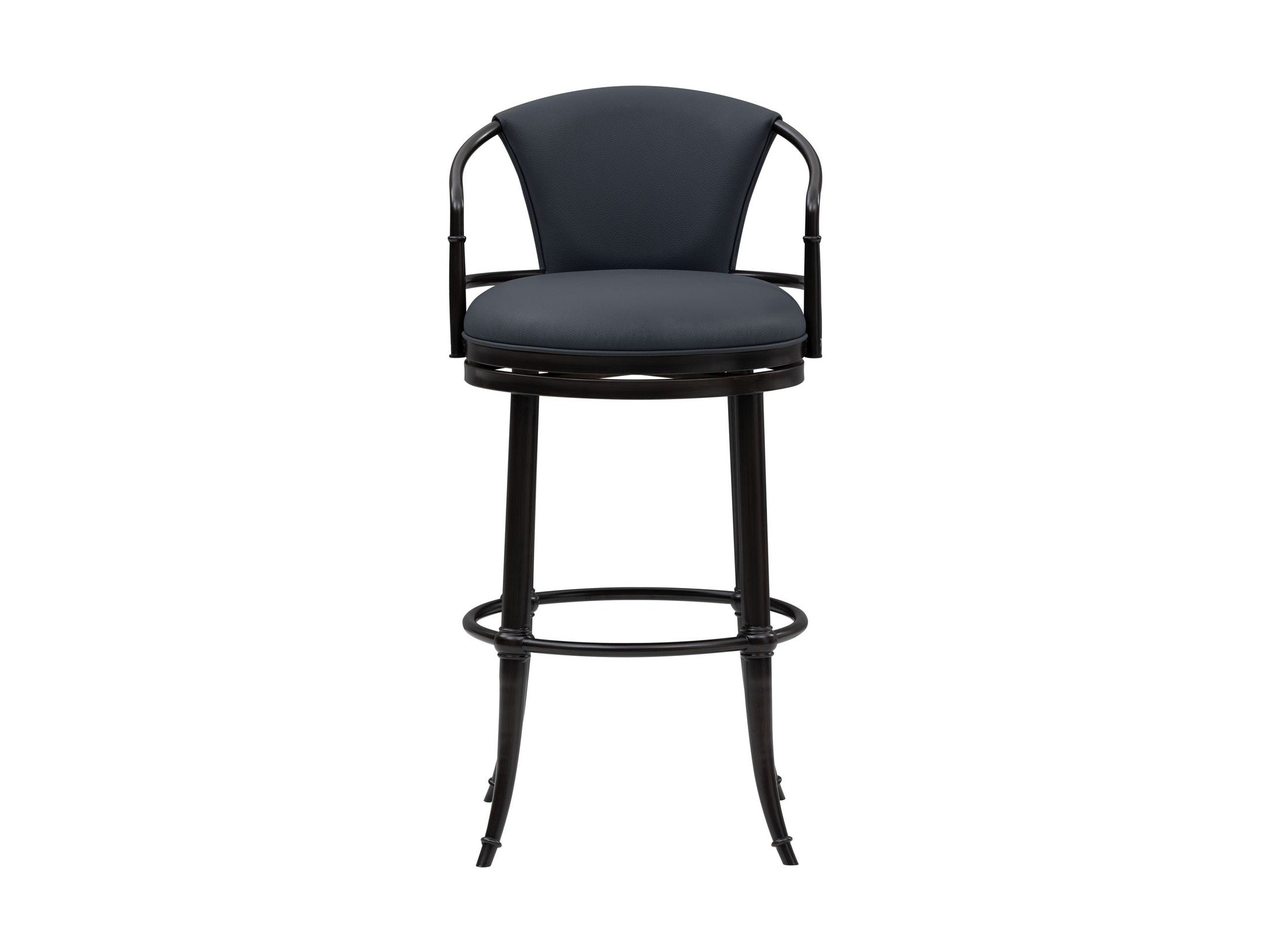 Otis - Upholstered Swivel Bar Height Barstool