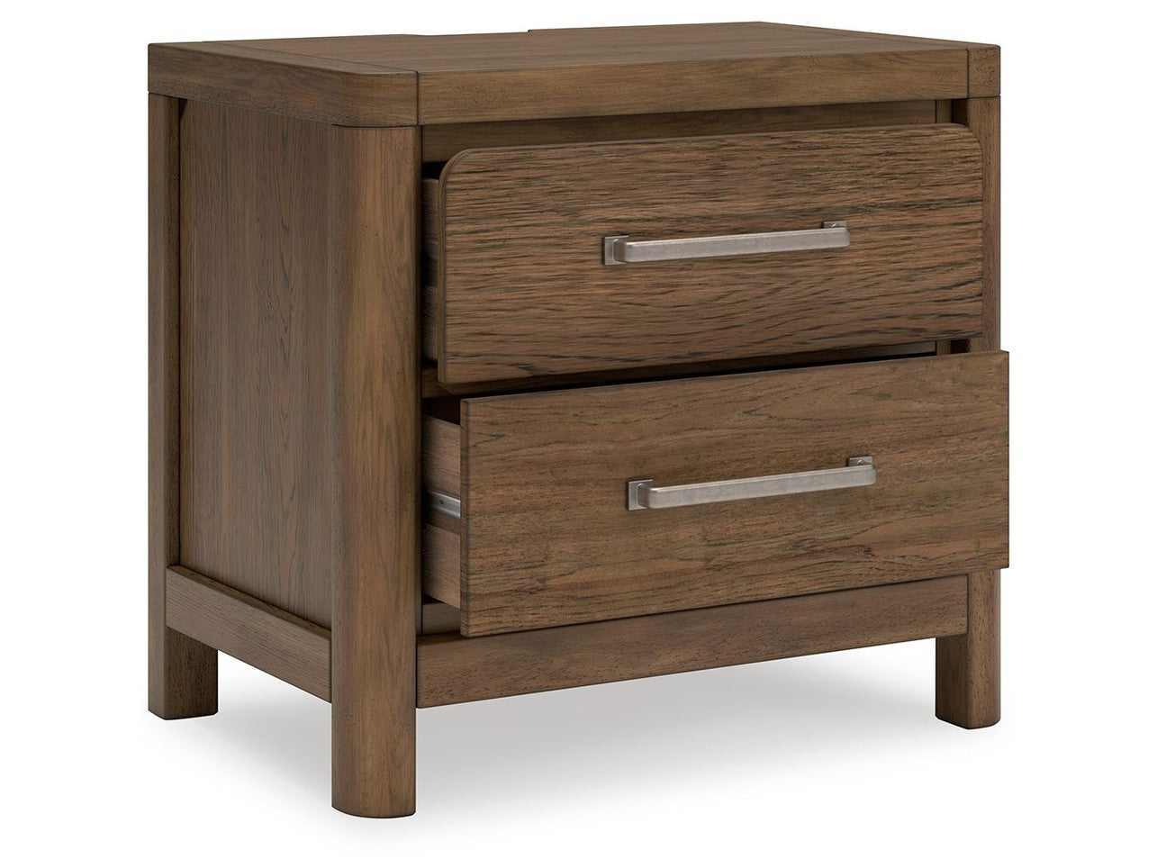 Cabalynn - Two Drawer Night Stand - Light Brown