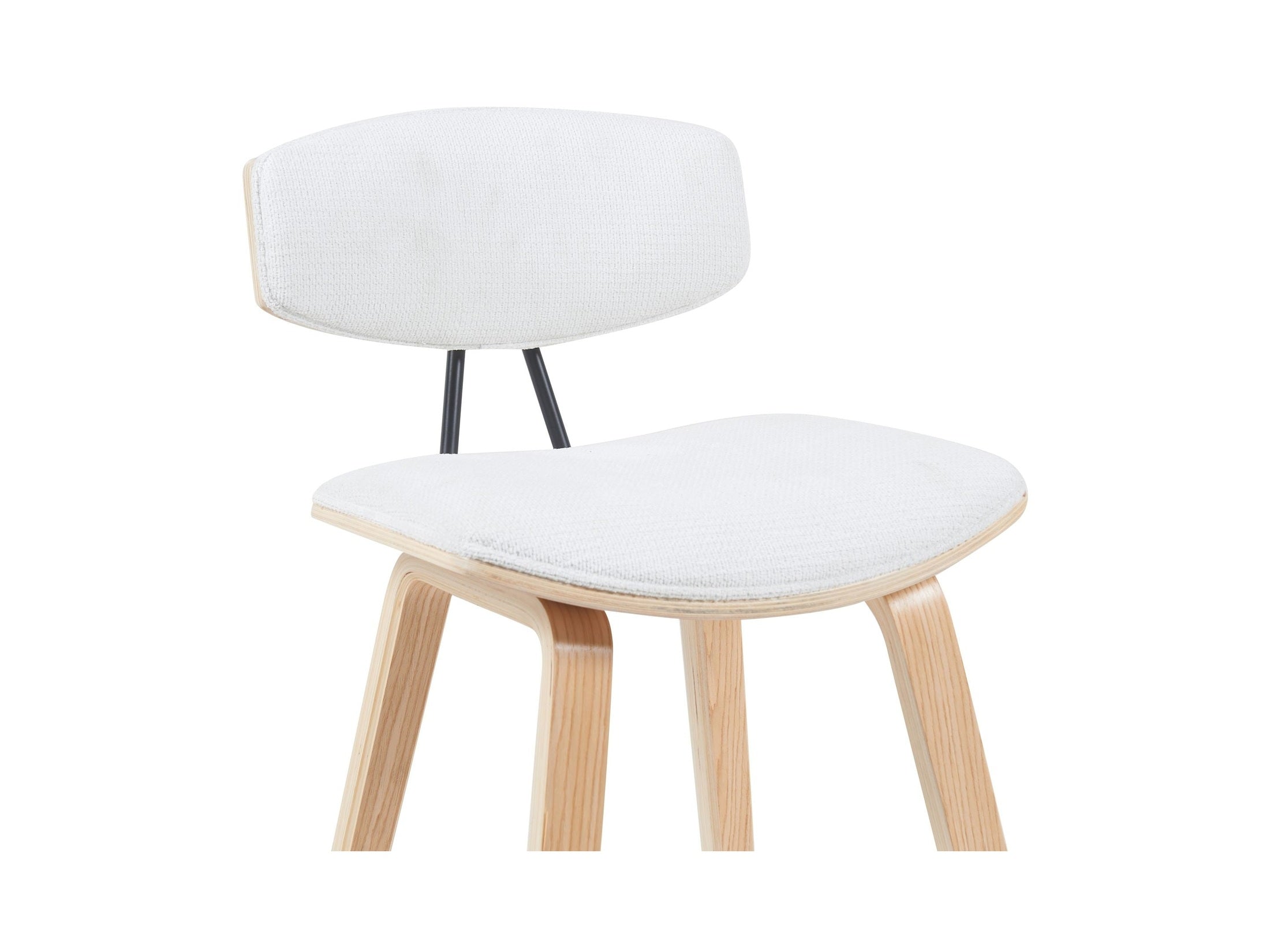 Fox - Swivel Counter Height Stool - Light Brown