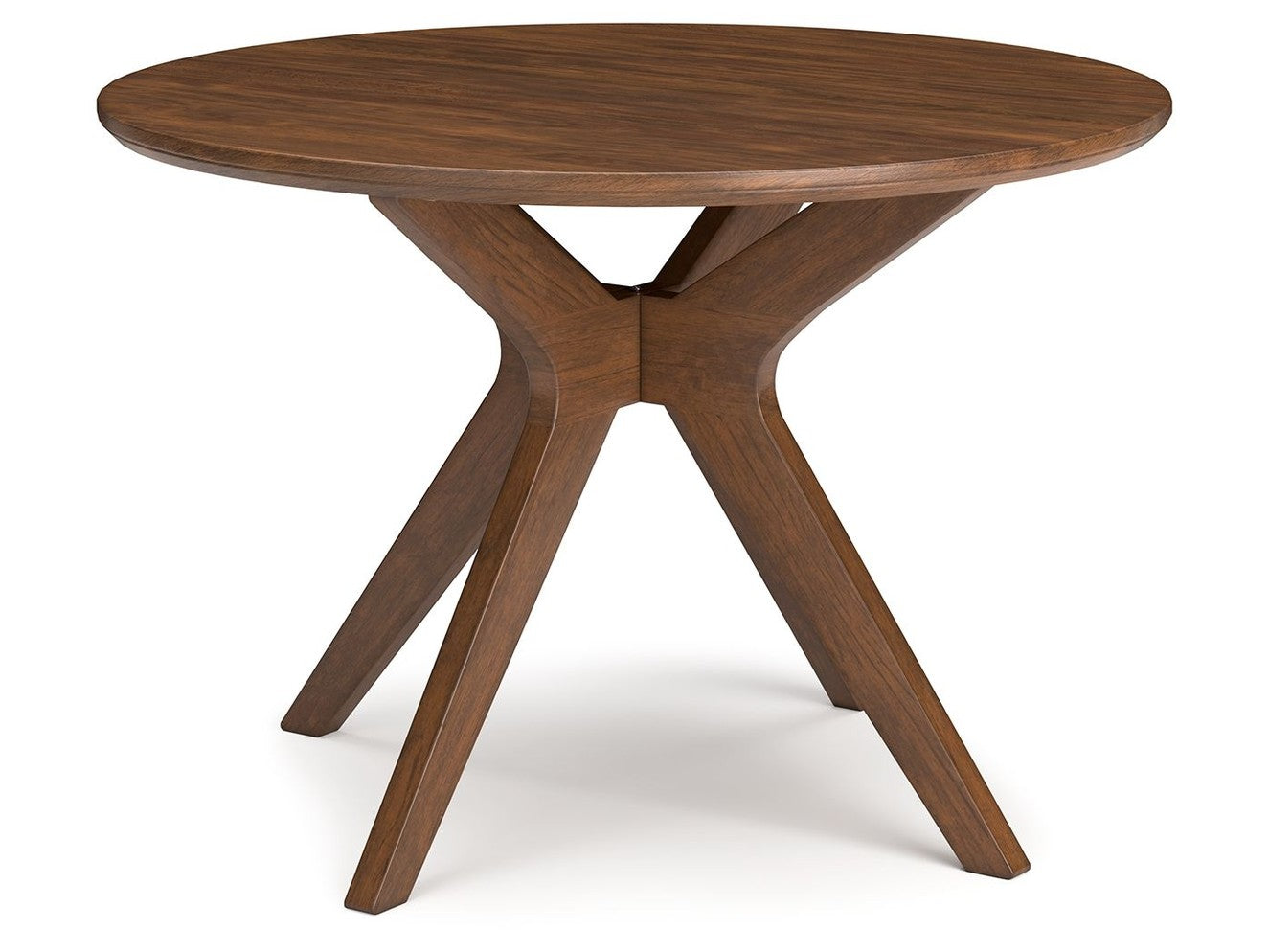 Lyncott - Round Dining Room Table - Brown