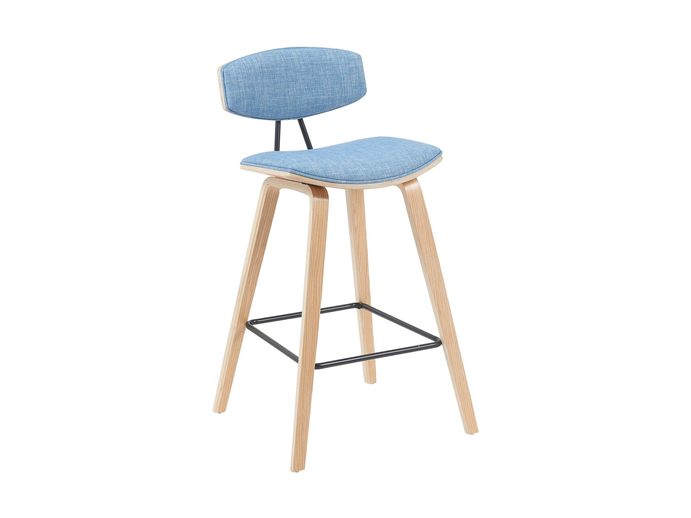 Fox - Swivel Bar Height Stool - Light Brown