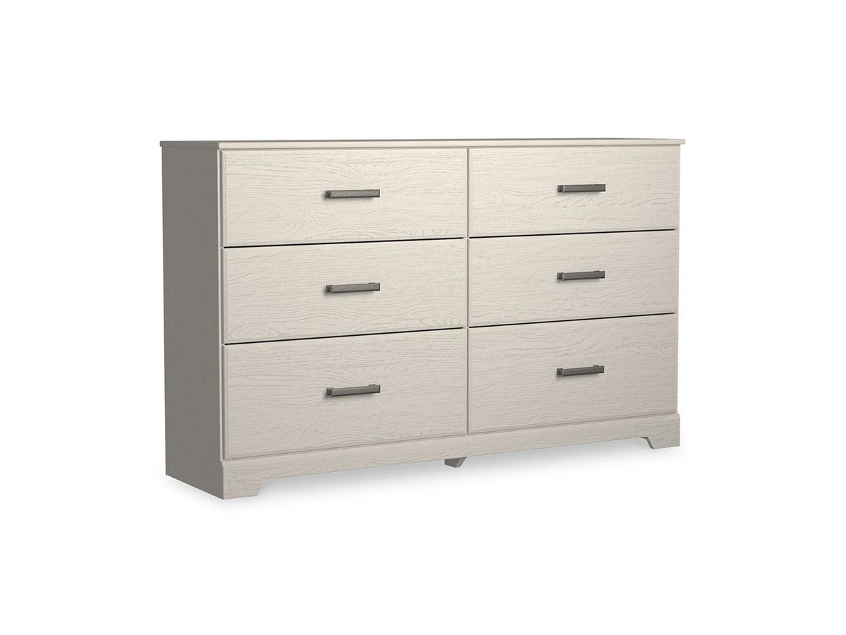 Stelsie - Six Drawer Dresser - White