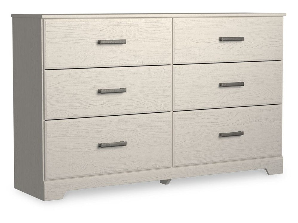 Stelsie - Six Drawer Dresser - White