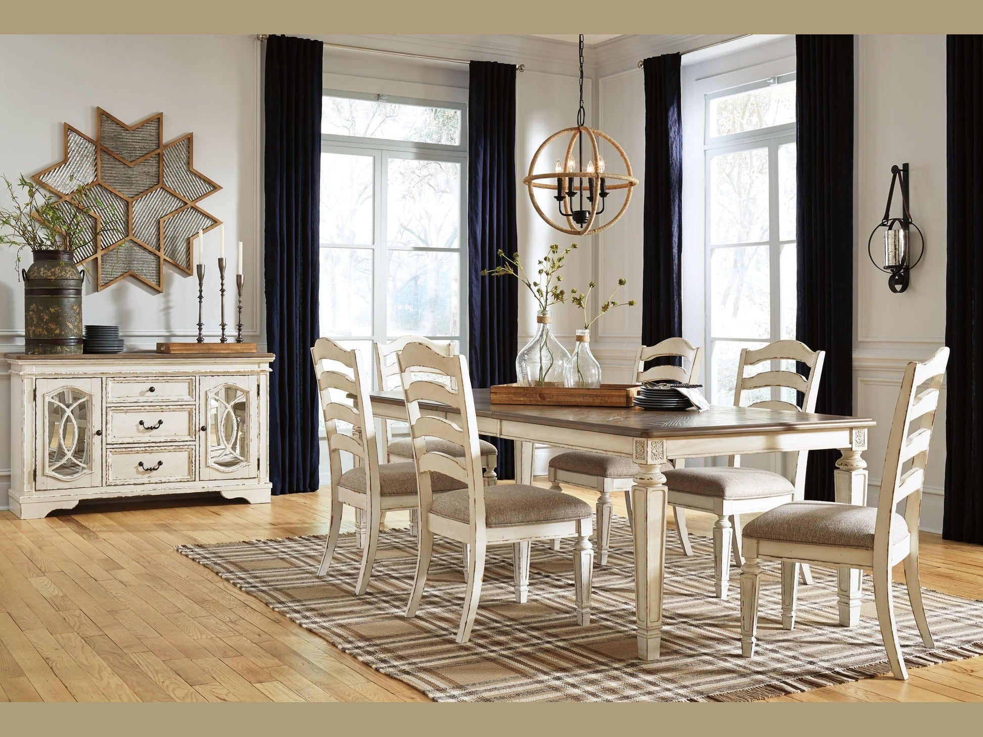 Realyn - Rectangular Dining Table Set