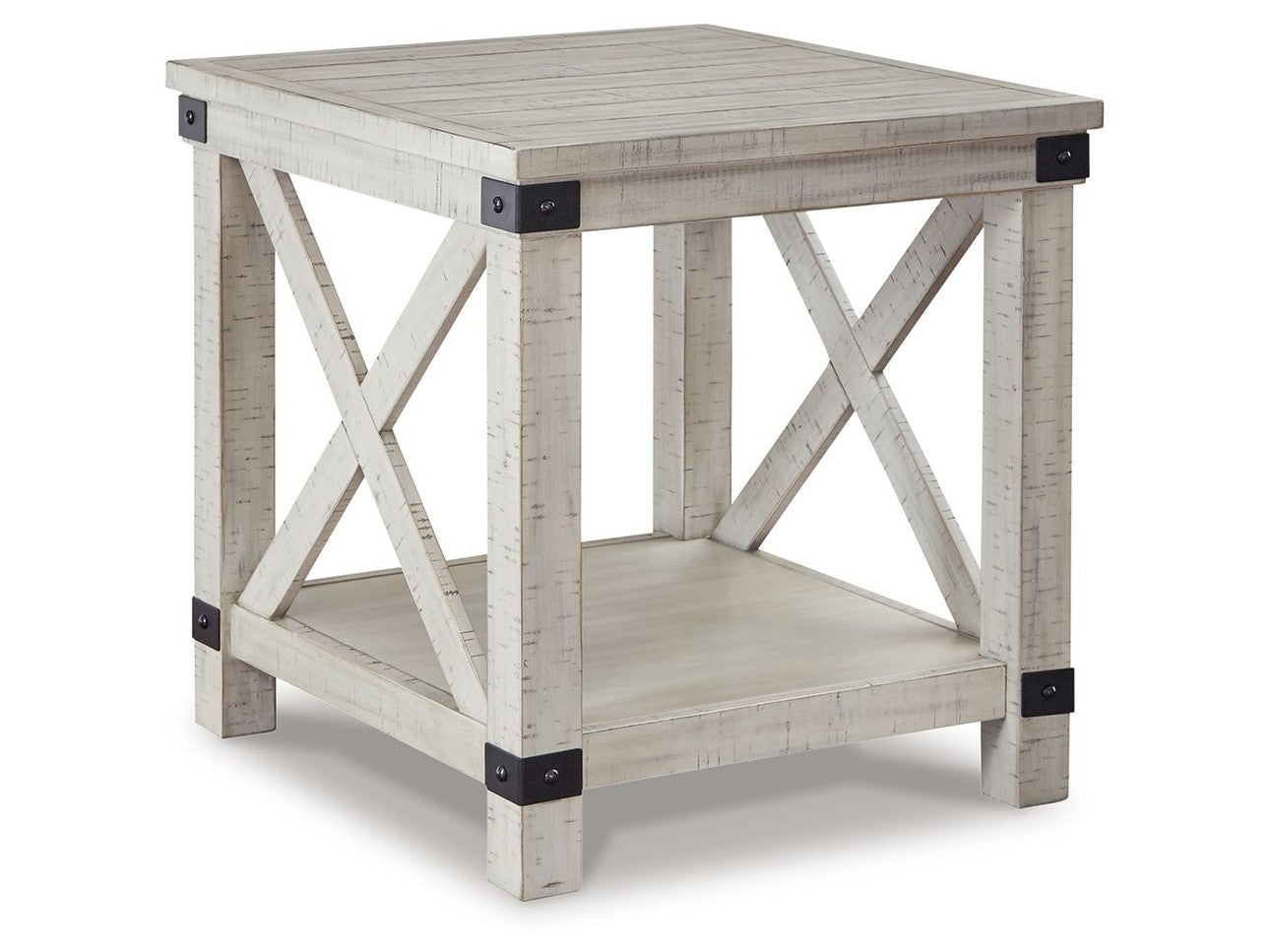 Carynhurst - Rectangular End Table - Whitewash
