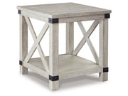 Carynhurst - Rectangular End Table - Whitewash