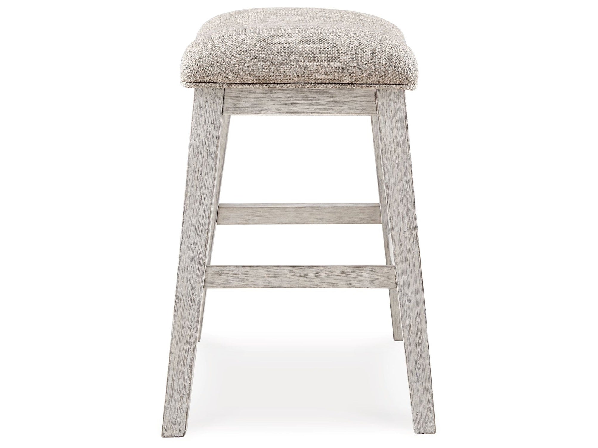 Skempton - Upholstered Stool (Set of 2) - White