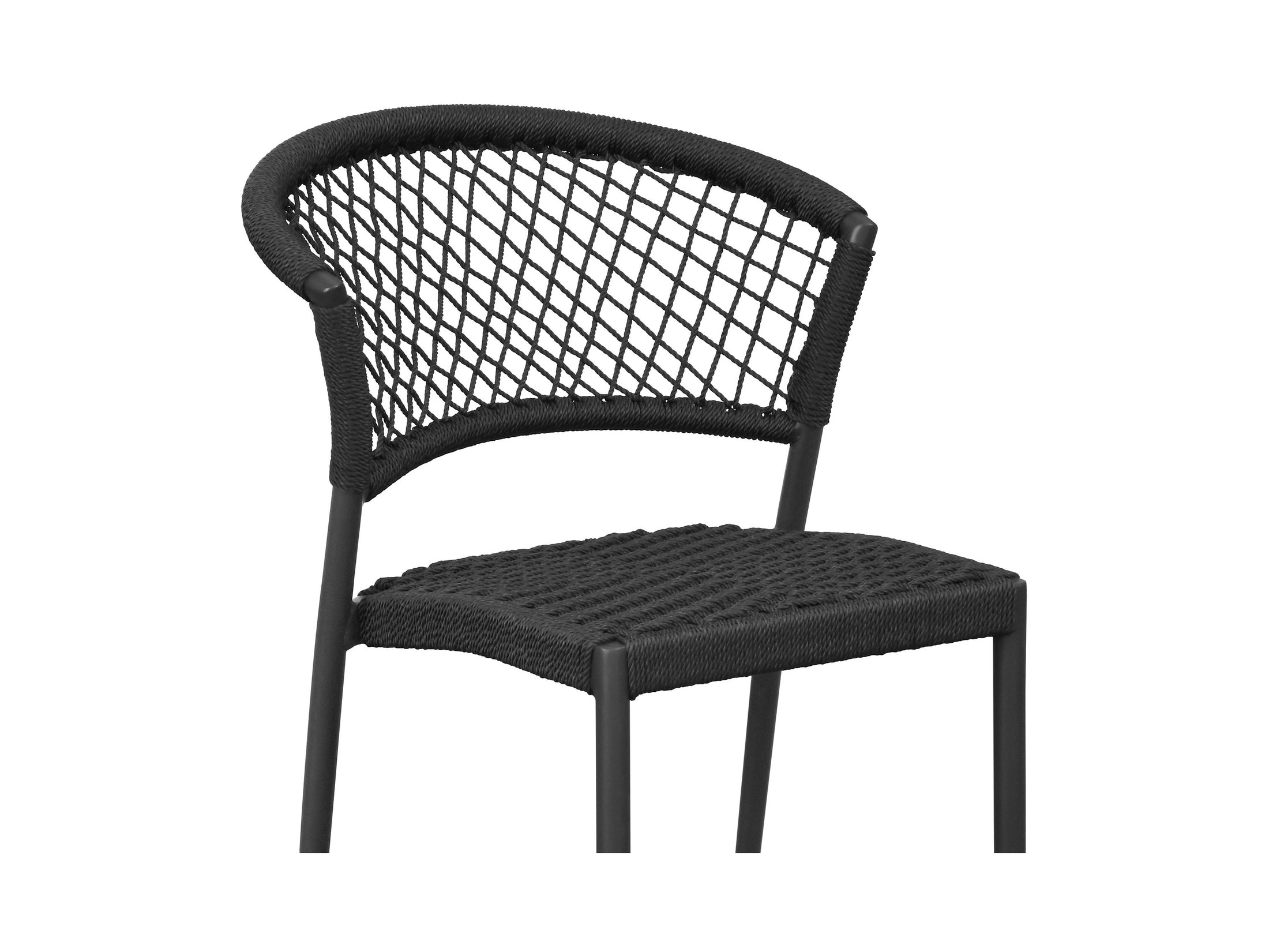 Clarke - Outdoor Dining Chair (Set of 2) - Black