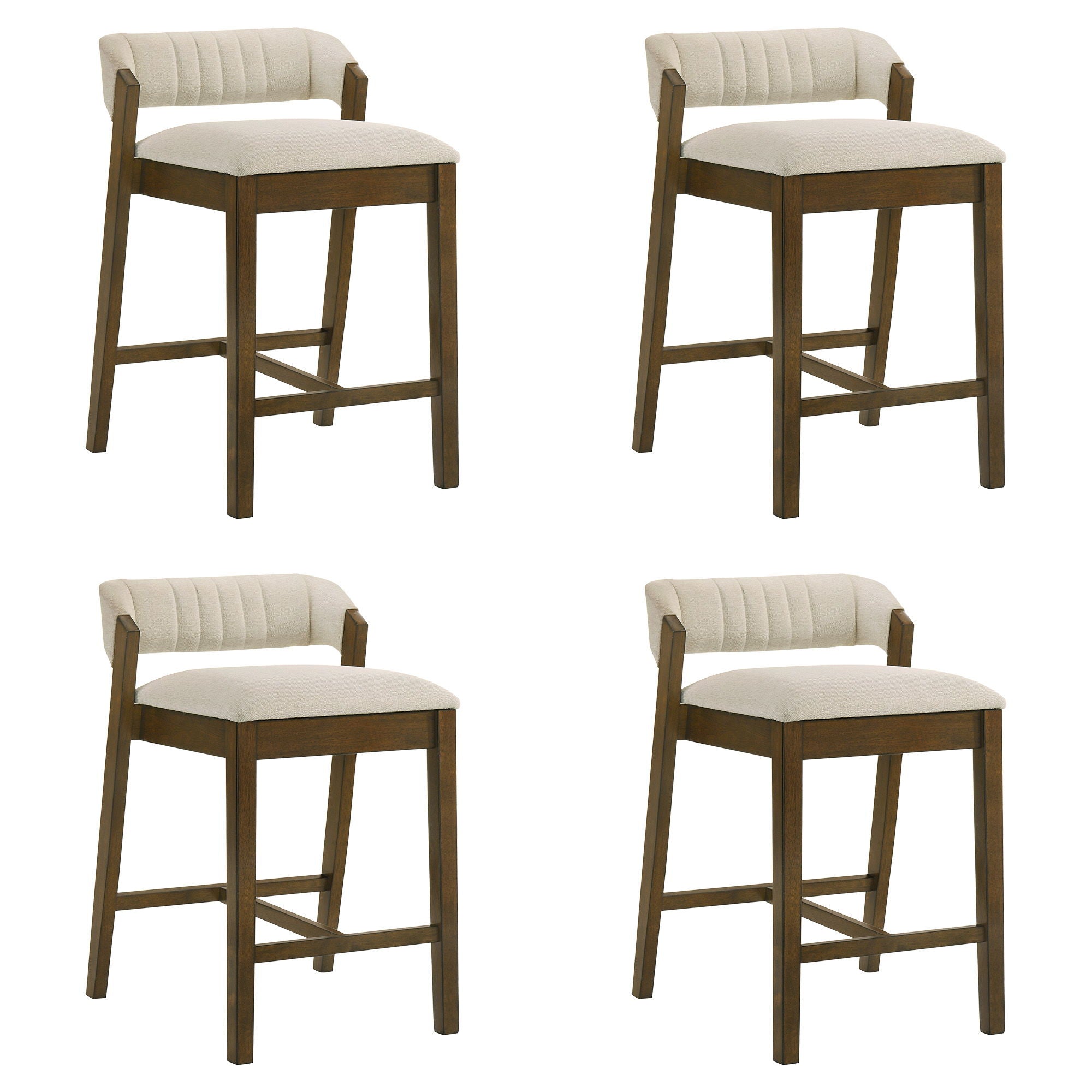 Landyn - 30" Sepia Brown Bar Height Rubberwood Barstool