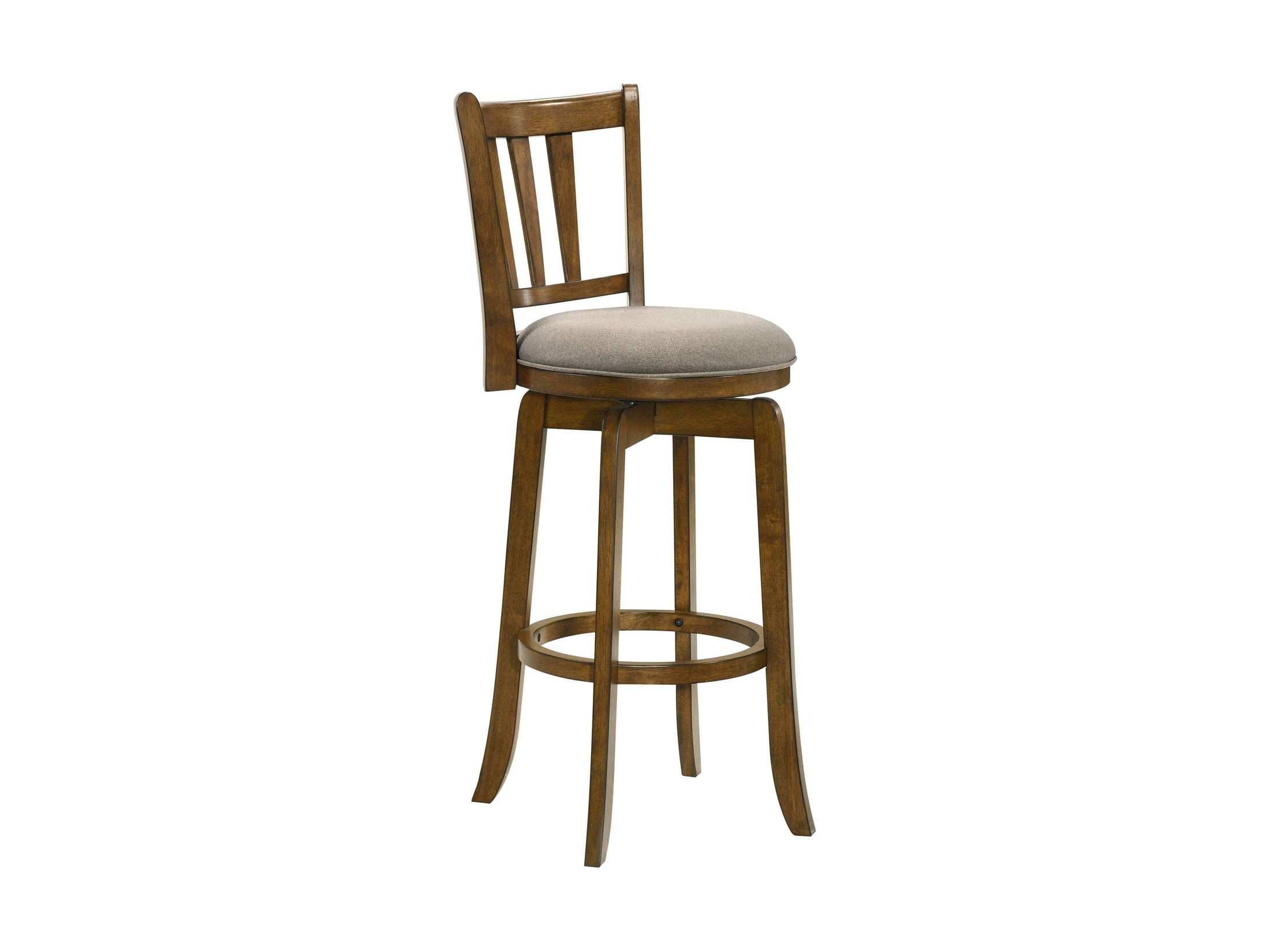 Wren - Modern Farmhouse Swivel Wood Bar Height Kitchen Bar Stool