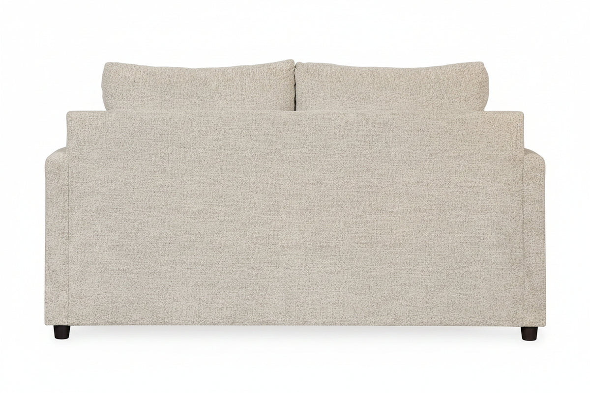 Beige sofa on a white background